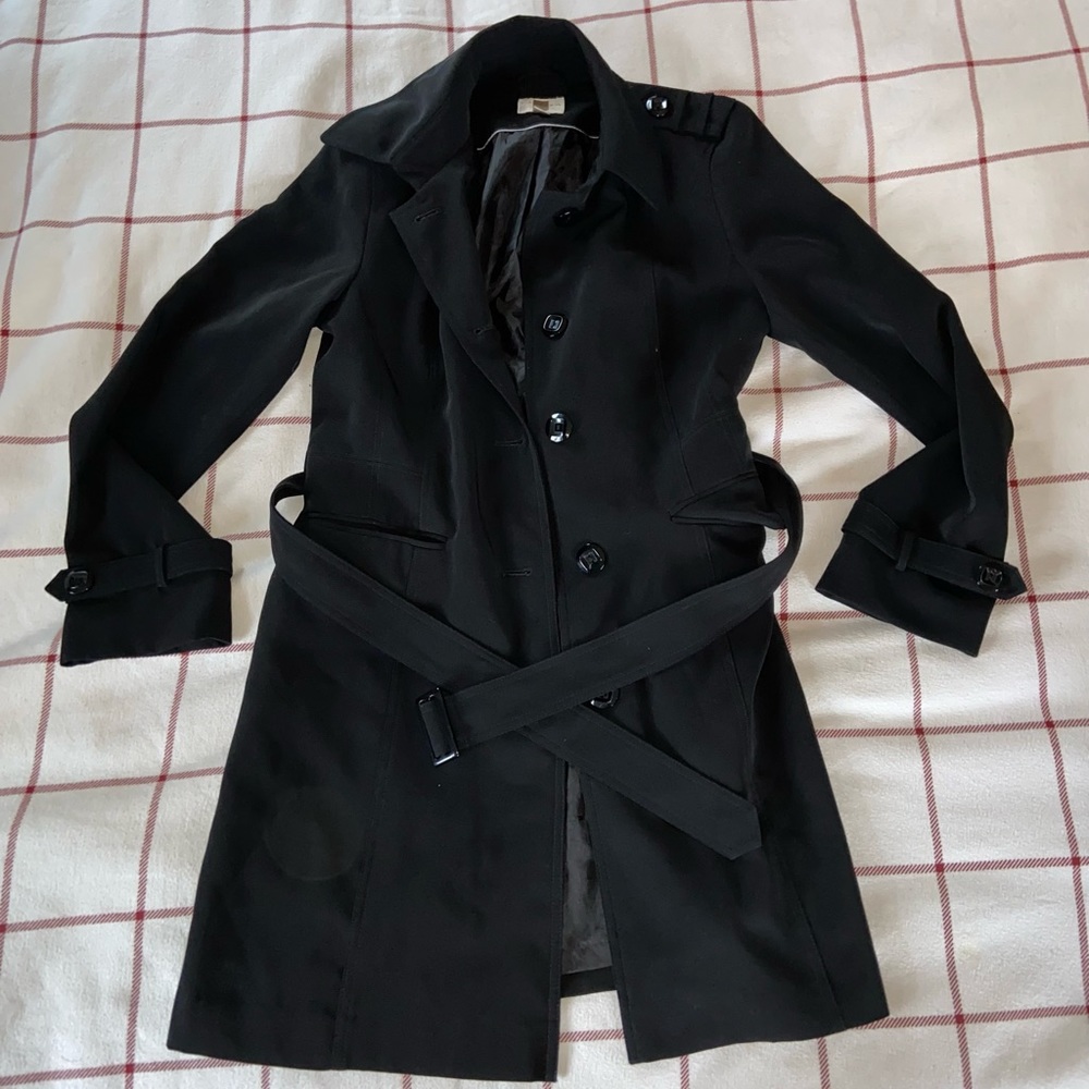 Light Jacket, Black, with the belt